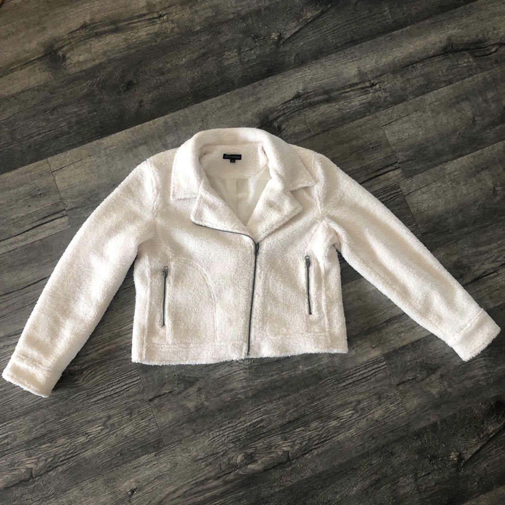Cropped Teddy Jacket